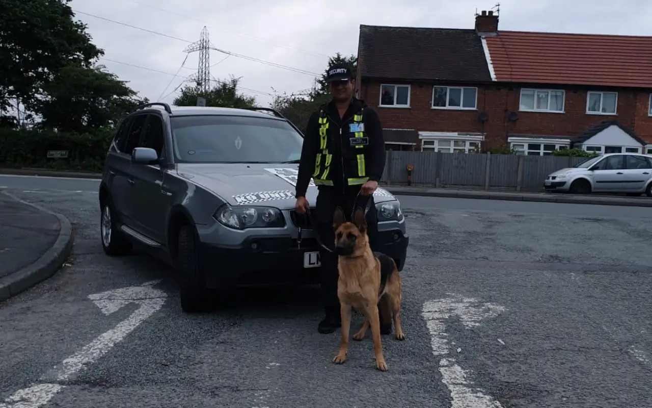 USSG Ltd's K9 patrol team enhancing construction site security in London
