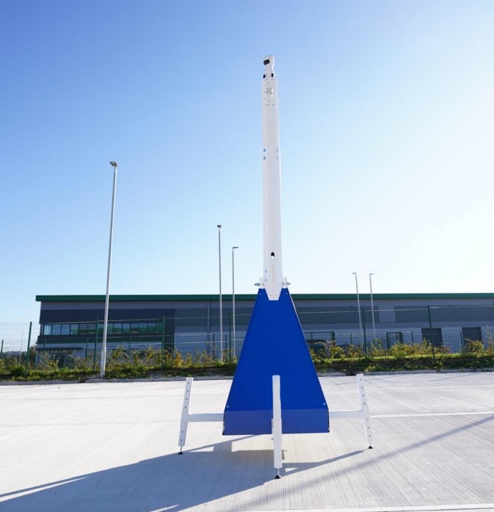 Max CCTV Tower deployed on a site.